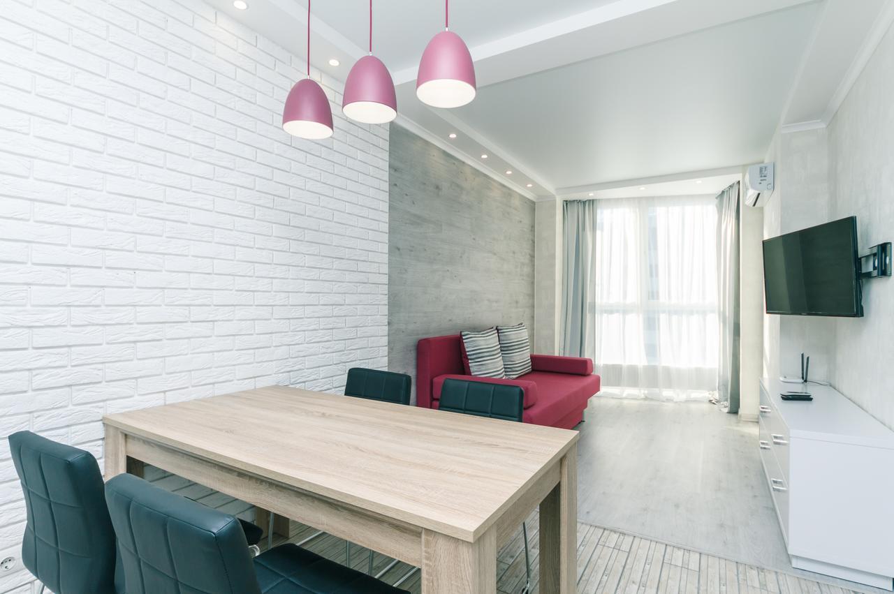 Flatrent Drahomanova 2A Apartman Kijev Kültér fotó